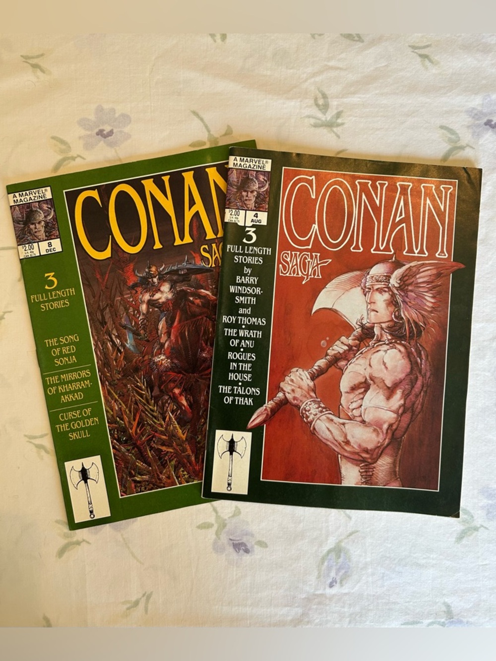 80s Vintage Fantasy Marvel Academia Conan Saga Comic Lot
